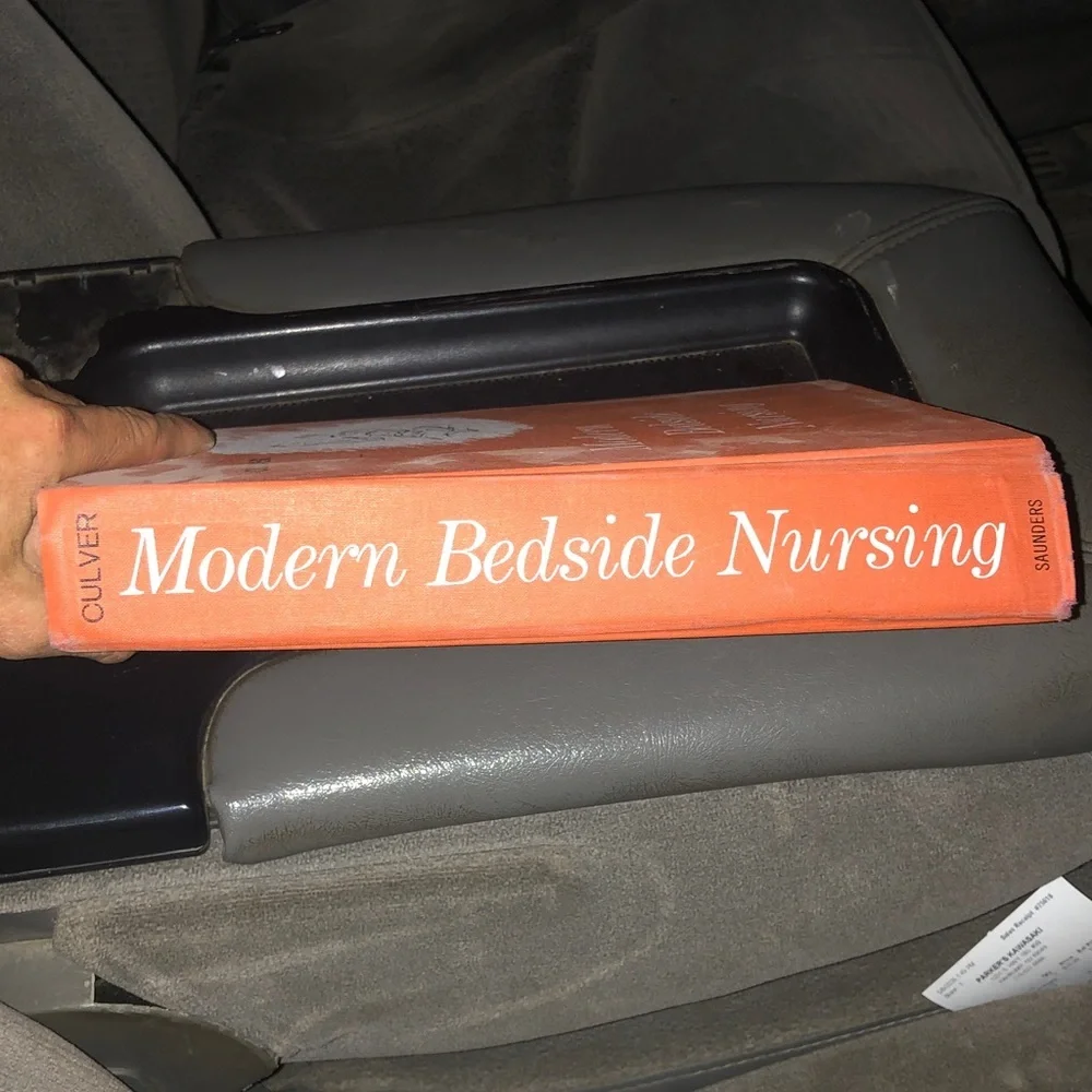 Modern Bedside Nursing Book - Dark Red Cover 1969